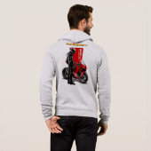 Superbike-Rennsport Maximum Passion Biker-Grafik 1 Hoodie (Schwarz voll)