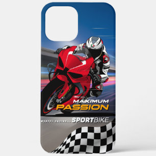 Superbike-Rennsport-Maximum-Passion-Biker-Grafik Case-Mate iPhone Hülle