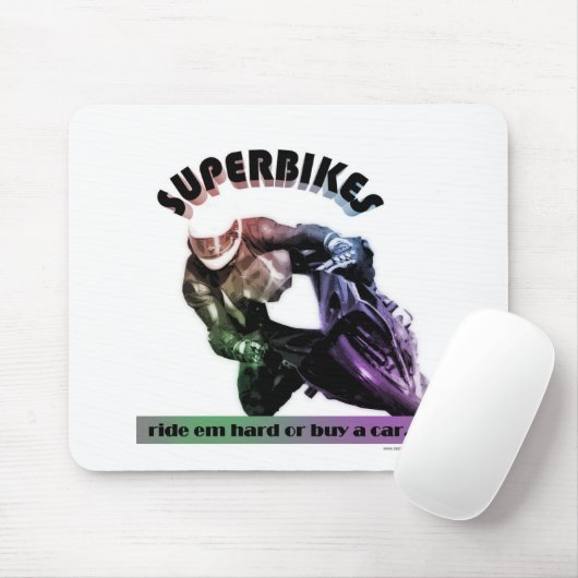 Superbikes Mousepad (Mit Mouse)
