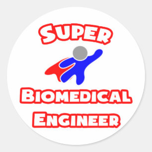 Superbiomedizinischer Ingenieur Runder Aufkleber