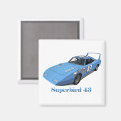 Superbird 43 magnet (Vorderseite/Rückseite)