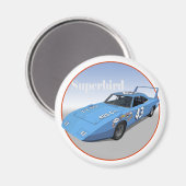 Superbird 43 magnet (Vorderseite/Rückseite)