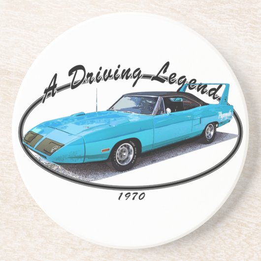 Superbird Blau 1970 Untersetzer (Vorne)