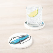 Superbird Blau 1970 Untersetzer (Seite)