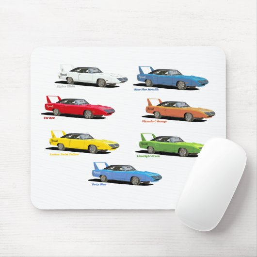 Superbird Colors Mousepad (Mit Mouse)