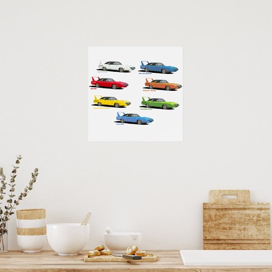 Superbird Colors Poster (Küche)