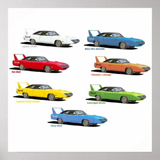 Superbird Colors Poster (Vorne)