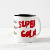 Superbird Colors Zweifarbige Tasse (VorderseiteRechts)