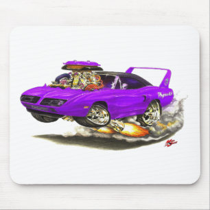 Superbird lila Auto 1970 Mousepad