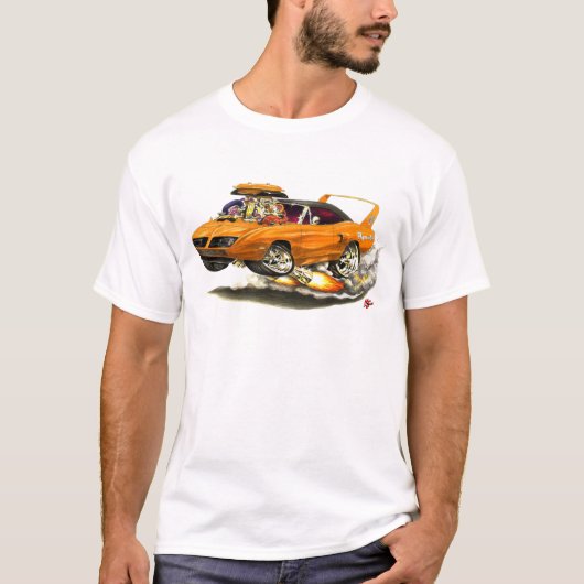 Superbird Orangen-Auto 1970 T-Shirt (Vorderseite)