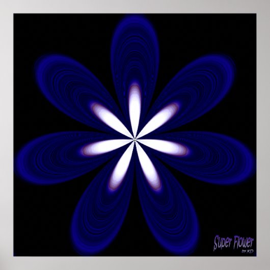 SuperBlumen-Plakat Poster (Vorne)