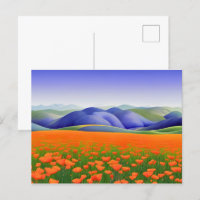 Superblumen | Surreal Poppies Landschaft