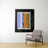 Superblumen | Surreal Poppies Landschaft Wandteppich (Beispiel)