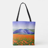 Superblumen | Surreal Poppies Tasche (Rückseite)