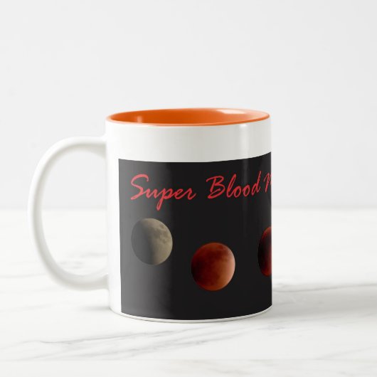 Superblut-Mond-Tasse 2015 Zweifarbige Tasse (Links)