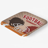 Superbowl Football Party Supplies Pappteller (Gewinkelt)