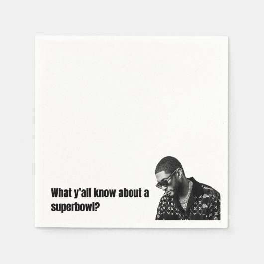 Superbowl Napkins Serviette (Vorderseite)