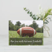 Superbowl-Party Einladungen (Stehend Vorderseite)