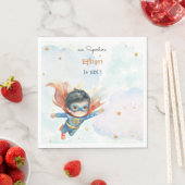 Superboy-Kindergeburtstag Serviette (Beispiel)