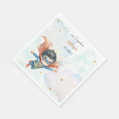 Superboy-Kindergeburtstag Serviette (Ecke)