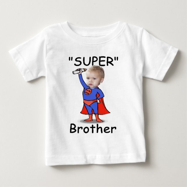 Superbruder Charley Baby T-shirt (Vorderseite)