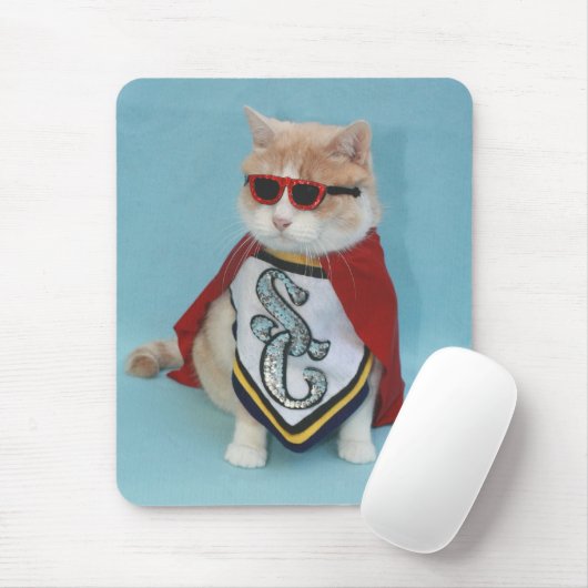 SuperBubba Katze Mousepad (Mit Mouse)