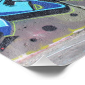 Superbunny Graffiti Poster (Ecke)