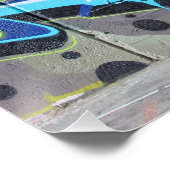 Superbunny Graffiti Poster (Ecke)