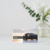 Supercar-Auto-Händler Visitenkarte (Stehend Vorderseite)