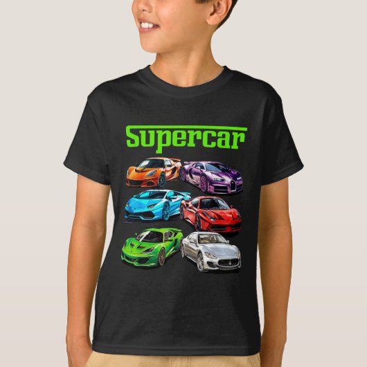 Supercar Cool Car Guy Srts Racing Fan Graphic Men T-Shirt (Vorderseite)