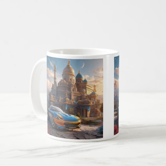 Supercar cool schönes Kloster Kaffeetasse (Vorderseite Links)