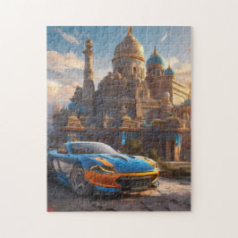 Supercar cool schönes Kloster Puzzle