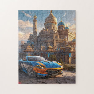 Supercar cool schönes Kloster Puzzle