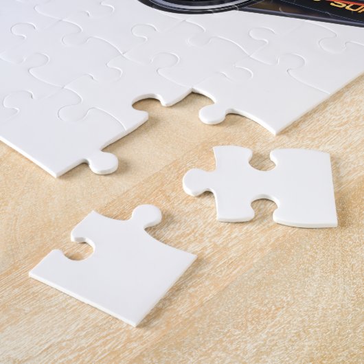 Supercar in Schwarz und Gelb Puzzle (Seite)