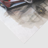 Supercar Racing Car Decoupage Seidenpapier (Detail)