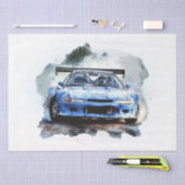 Supercar Racing Car Decoupage Seidenpapier (Handwerk)