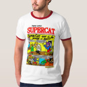 SuperCat Comic Strip T - Shirt (Vorderseite)