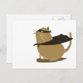 Supercat Postkarte (Vorne/Hinten)