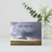 Supercell-Gewitter über einem Oklahoma Prairie Postkarte (Stehend Vorderseite)