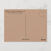 Supercell Thunderstorm Annäherungen Severy Kansas Postkarte (Rückseite)