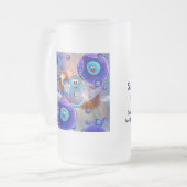 Supercellular mattierte Wellness-Tasse Mattglas Bierglas (Vorderseite Links)