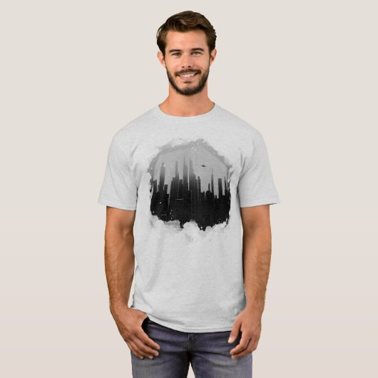 SuperCity Lansdcape BW T-Shirt (Vorne ganz)