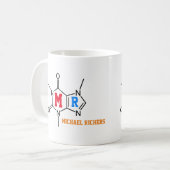 Supercoffein-Drinker-Molekül Kaffeetasse (Vorderseite Links)