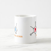 Supercoffein-Drinker-Molekül Kaffeetasse (Mittel)