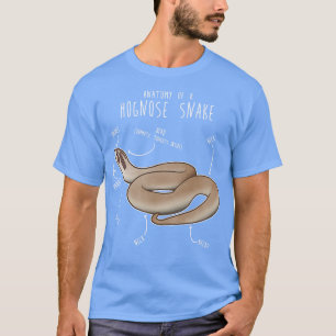 Superconda Hognose Schlange Anatomie Anaconda T-Shirt