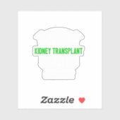 SuperCoole Transplantatübergabe Überlebenspende Aufkleber (Blatt)