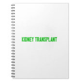 SuperCoole Transplantatübergabe Überlebenspende Notizblock (Vorderseite)