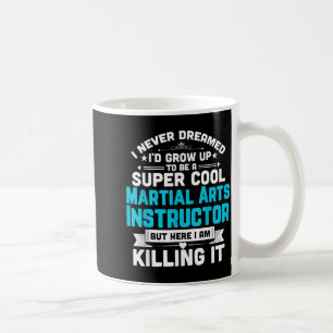 Supercooler Kampfsportlehrer Lustiger Lehrer Kaffeetasse