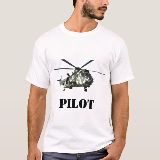 Supercopter Pilot T-Shirt (Vorderseite)