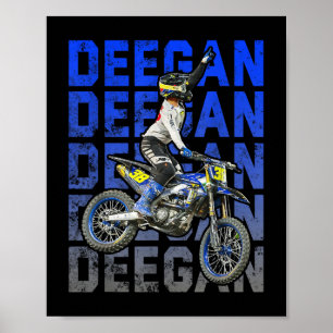 Supercross Motocross Haiden-deegs-risk Halloween Poster